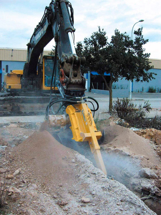 MH100 Excavator Mounted Trencher for Civil Engineering