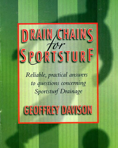 Drain chain sports turf
