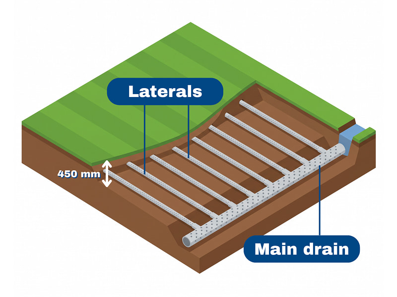Primary drainage the pipe network